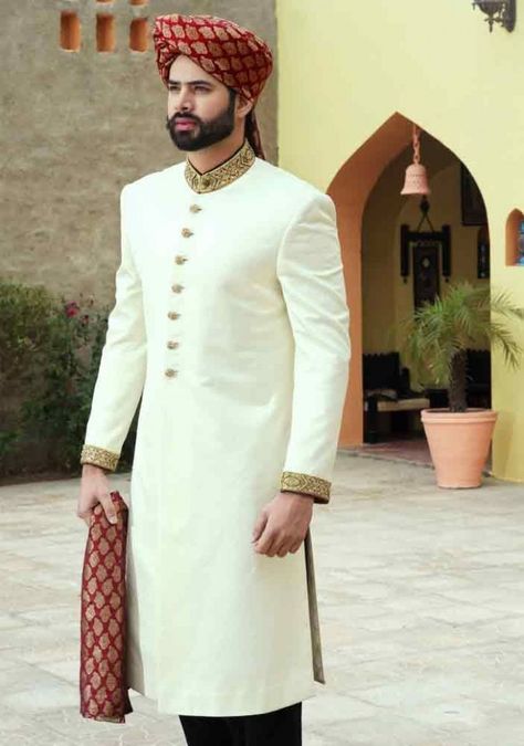 Suit For Groom, Sherwani For Men Wedding, Groom Dress Men, Indian Groom Wear, Sherwani Groom, Groom Wedding Dress, Clothes Brand, Muslim Wedding Dresses, Bollywood Dress