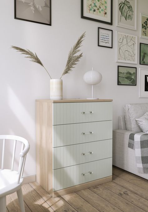 These 6 IKEA Malm Hacks Will Solve Your Bedroom Storage Problems Malm Hack, Ikea Dresser Hack, Ikea Malm Dresser, Hack Ikea, Malm Dresser, Kitchen Ikea, Table Ikea, Ikea Dresser, Deco Studio