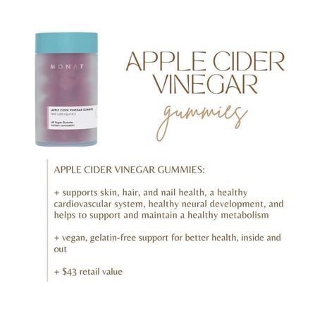 Monat Apple Cider Vinegar Gummies, Monat Wellness, Apple Cider Vinegar Gummies, Monat Business, Monat Products, Monat Hair, Healthy Metabolism, Cardiovascular System, Nail Health