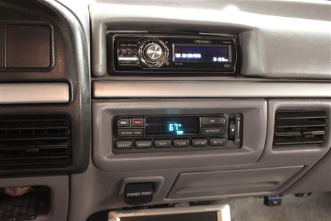 So, you want Climate Control in your OBS? - Ford Powerstroke Diesel Forum Ford Obs Interior, Obs Ford Interior, Obs Ford Interior Mods, Ford F150 Interior, Radio Photo, Ford F250 Diesel, Ford F150 Accessories, F350 Dually, Ford F150 Custom