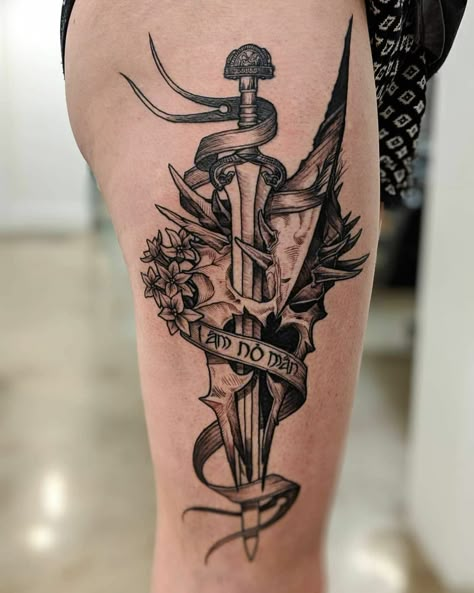 Witch King Tattoo, Hobbit Tattoo, The Witch King, I Am No Man, Pizza Tattoo, Lotr Tattoo, Witch King, King Tattoo, Lord Of The Rings Tattoo