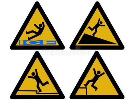 Caution falling signs. Caution signs figures falling tripping and slipping , #ad, #signs, #falling, #Caution, #slipping, #tripping #ad Physical Hazard, Home Safety Checklist, Caution Signs, Fall Clip Art, Hazard Sign, Wet Floor, Workplace Safety, Occupational Health And Safety, Fall Prevention