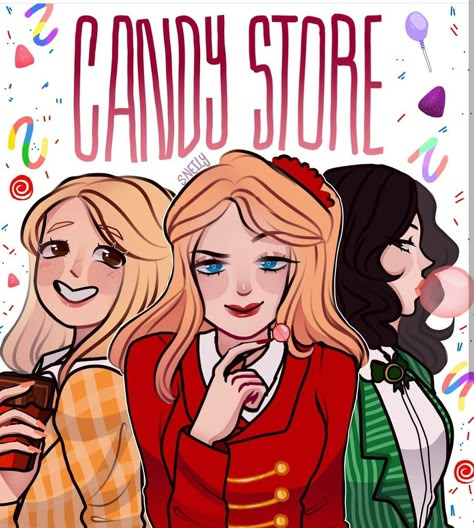 Shut up heather>>>soRRY HEATHER Heathers Candy Store Fanart, Heathers Candy Store, Heathers Drawing, Heather Musical, Shut Up Heather, Big Fun Heathers, Heathers Fan Art, Heathers Musical, Heathers Movie