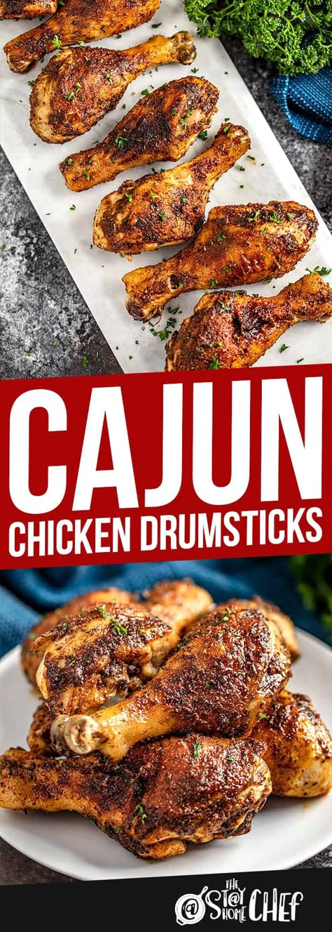 Cajun Drumsticks, Cajun Seasoning Recipe, Chicken Drumsticks Recipe, Louisiana Dishes, Chicken Drums, Drumsticks Recipe, Homemade Cajun Seasoning, Chicken Drumstick, Drumstick Recipes