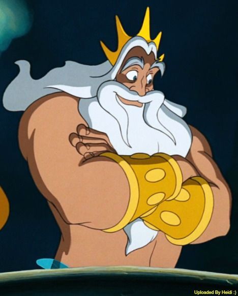 *KING TRITON ~ The Little Mermaid, 1989 The Little Mermaid 1989, Little Mermaid Characters, King Triton, Disney Animated Movies, Walt Disney Animation, Disney Ariel, Hans Christian, Ariel The Little Mermaid, Disney And Dreamworks