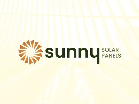 Sunny Logo by Afifudin Zuhri Telecom Logo, Sunny Logo, Furniture Logo, Visiting Card, Visiting Cards, Solar Panels, Brand Identity, Global Community, Creative Professional