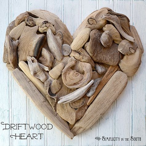 Driftwood Heart Art {Tutorial} - BonBon Break