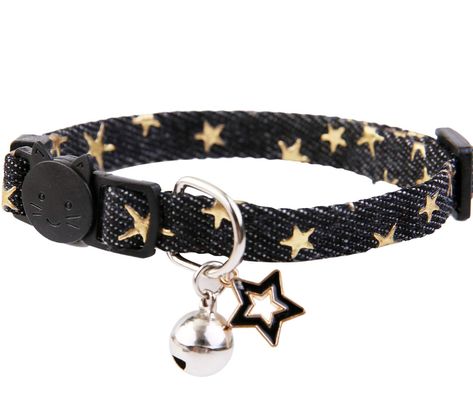 Cool Dog Collars, Black Puppy, Cute Dog Collars, Fancy Dog, Puppy Collars, Cat Breed, Cat Owner, Cat Accessories, Cat Collar