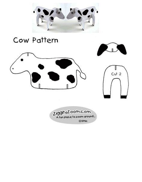 Cardboard Cow -just because Cardboard Cow, Cardboard Animals, Cow Craft, Carton Diy, Animal Templates, Barn Wood Crafts, Purple Cow, Farm Cow, Farm Theme