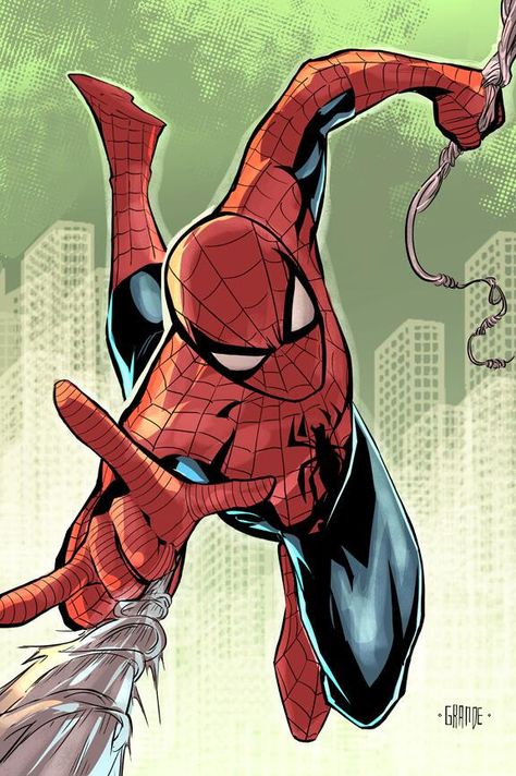 Twhip! Twhip! Another Thug Caught. Twitter @MarvelMash Pavitr Prabhakar, All Spiderman, Spider Men, Spectacular Spider Man, Comic Book Artwork, Best Superhero, Bd Comics, Marvel Comic Books, Spiderman Comic