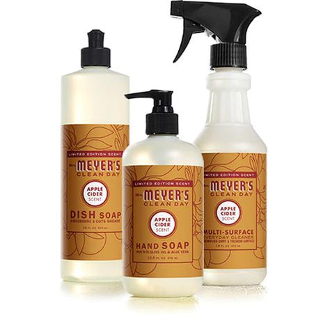 Apple Cider Kitchen Basics Set Lilac Kitchen, Lavender Kitchen, Mint Kitchen, Mrs Meyers, Lilac Scent, Apple Dishes, Kitchen Basics, Room Freshener, Liquid Dish Soap