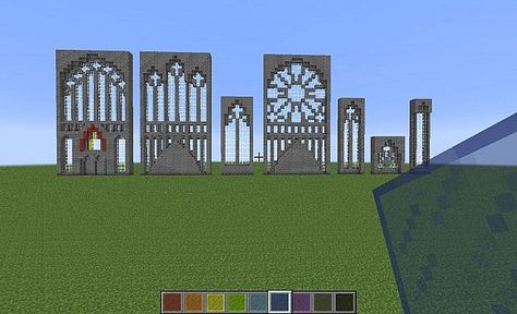 MInecraft stained glass inspo. Stained Glass Minecraft Ideas, Minecraft Glass Pane Design, Big Castle Minecraft, Minecraft Throne Chair Ideas, Stained Glass Minecraft, Minecraft Big Builds, Minecraft Chapel, Minecraft Stained Glass Designs, Big Minecraft Builds