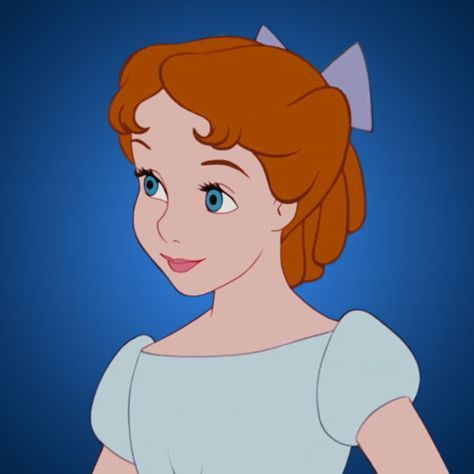 peter pan disney wendy darling - Google Search Peter Pan 1953, Wendy Darling, Peter Pan, Red Hair, Disney, Red, Hair, White