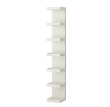 Lack Shelf, Ikea Lack Shelves, Billy Ikea, Shallow Shelves, Ikea Shoe, White Wall Shelves, Wall Shelf Unit, Ikea Lack, Creative Storage Solutions