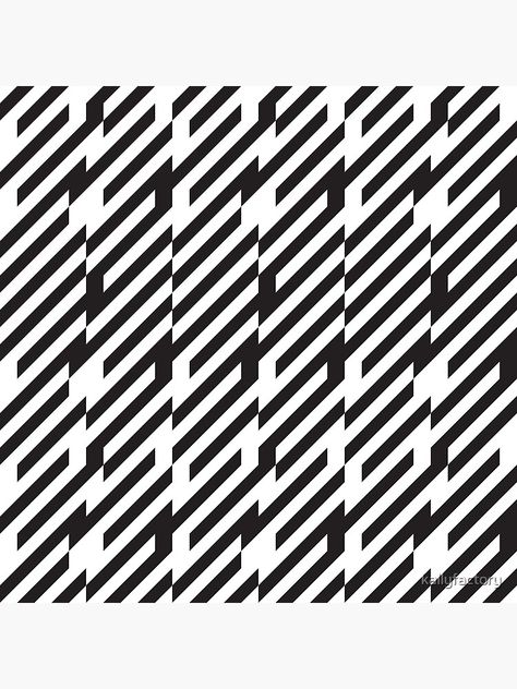 "Parallel black and white displaced inclined stripes, optical illusion pattern" Framed Art Print by kallyfactory | Redbubble Masculine Graphic Design, Masculine Patterns, Black And White Lines Pattern, Industrial Pattern, Optical Illusion Pattern, Patterns Black And White, Abstract Line Pattern, Repetitive Patterns, Illusion Pattern