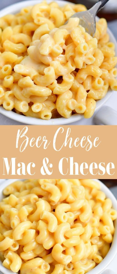 Beer Mac And Cheese, Beer Cheese Recipe, Cheese Mac And Cheese, Beer Cheese Sauce, Mac And Cheese Sauce, Easy Pasta Recipe, Cheesy Mac And Cheese, Easy Mac And Cheese, Beer Cheese Soups