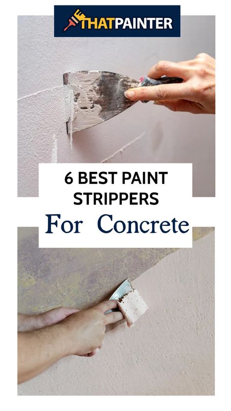 Whether you want to redesign a piece of concrete or you have spilled some paint on an area that now needs removing, you will want a good paint stripper. Removing Paint From Concrete, Remove Paint From Concrete, Best Concrete Paint, Concrete Painting, Remove Acrylics, Different Types Of Painting, Stripping Paint, Concrete Column, Epoxy Paint