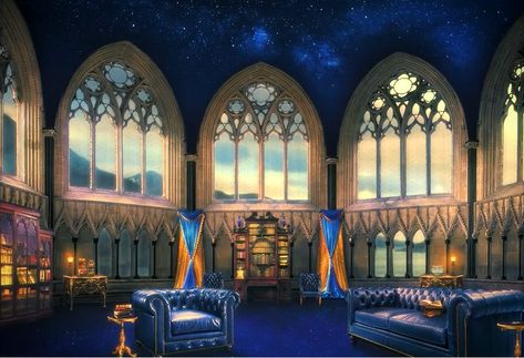 Ravenclaw Hogwarts Landscape, Ravenclaw Tower, Hogwarts Common Rooms, Ravenclaw Common Room, Ravenclaw Pride, Ravenclaw Aesthetic, Ravenclaw House, Potters House, Slytherin House