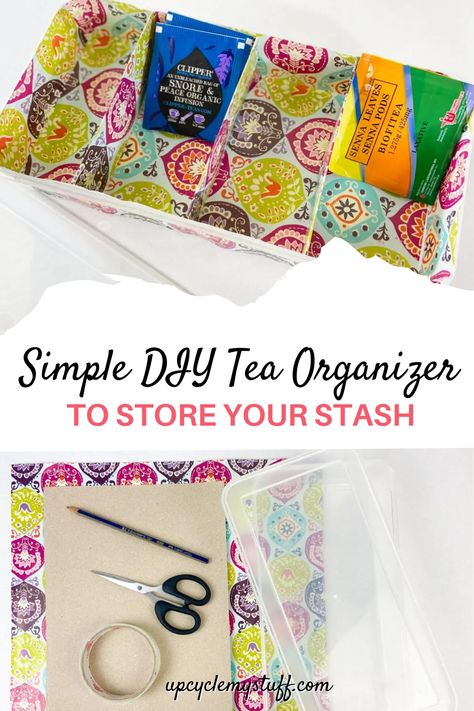 Bring order to your tea collection with our Simple DIY Tea Organizer! Transform everyday materials into a practical and stylish storage solution for your favorite brews. Enjoy the simplicity of crafting while adding a touch of organization to your tea time routine. Diy Tea Organizer, Tea Organization Storage, Diy Tea Bags, Tea Organizer, Tea Bag Storage, Tea Organization, Diy Tea, Tea Bag Organizer, Tea Station