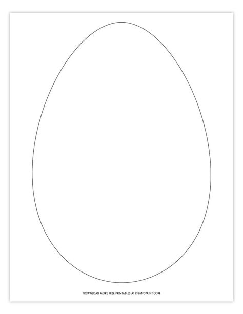 Free Printable Easter Egg Coloring Pages – Easter Egg Template Free Egg Template Printable, Blank Easter Egg Template Free Printable, Free Easter Egg Printables, Egg Template Free Printable, Printable Easter Crafts, Easter Quilts, Egg Coloring Pages, Easter Egg Projects, Temperature Quilt