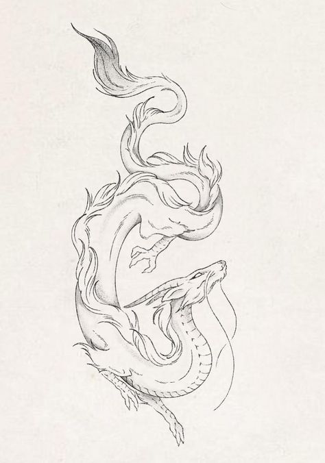 Feminine Dragon Tattoo For Women, Tattoo Design Sketches, 17 Tattoo, Dragon Tattoo Drawing, Dragon Tattoo Art, Dragon Tattoo For Women, Muster Tattoos, Creative Tattoo, Red Ink Tattoos