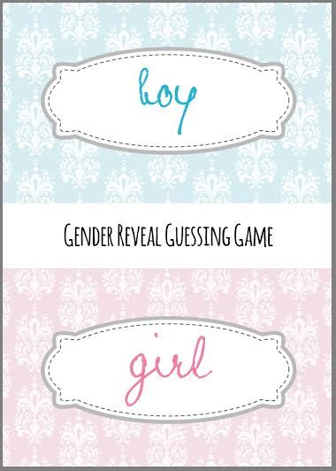 Get your guests involved in guessing baby’s gender with a fun printable game! Gender Reveal Games Printables, Gender Guessing Game, Gender Guessing, 1st Birthday Games, Reveal Party Games, Gender Reveal Party Games, Gender Reveal Games, Estimate Template, Gift Tracker