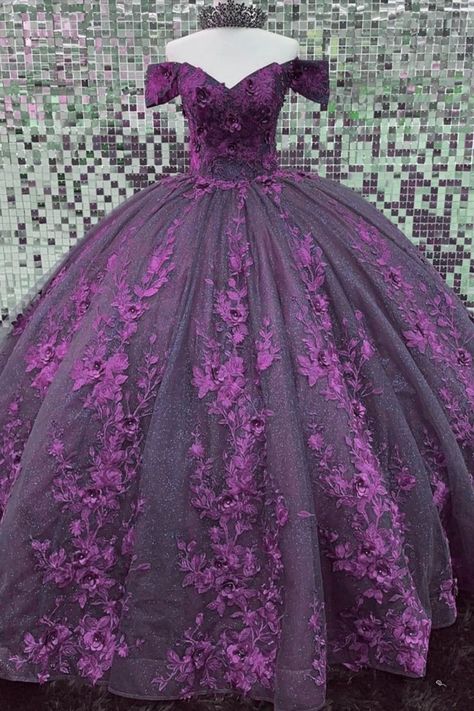 Dark Purple Quinceanera Dresses, Black Quince Dress, Purple Quince Dress, Purple Sweet 16, Quinceanera Dresses Black, Quince Dresses Purple, Purple Quince, Purple Quinceanera Dresses, Black Quinceanera Dresses