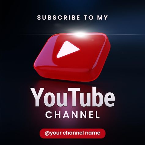 Subscribe to my youtube channel | Premium Psd #Freepik #psd #live-broadcast #live-3d #live-streaming #youtube-live Youtube Poster, Youtube Channel Subscribe, Youtube Banner Design, Youtube Page, Youtube Ads, Youtube Design, Background Images For Quotes, Youtube Subscribers, Subscribe To My Youtube Channel