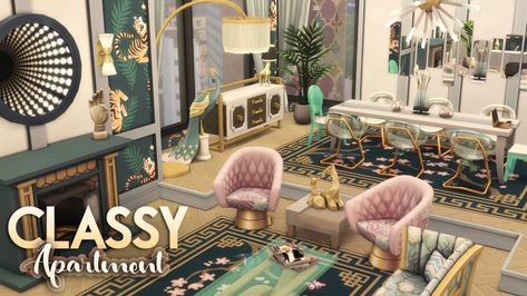 Sims 4 Town Makeover, Sims Maximalist, Ts4 Maximalist Cc, Aesthetic Sims 4 Living Room, Sims 4 Cc Classy Furniture, Sims 4 Cc Furniture Maximalist, Sims 4 Maximalist House, Aesthetic Sims Living Room, Sims 4 Maximalist