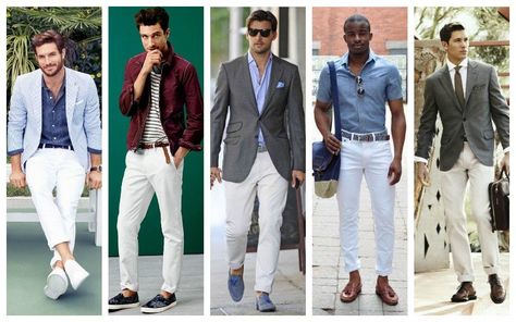 White chino Mens Fashion Uk, Chinos Men Outfit, Chinos Men, Men's Capsule Wardrobe, White Wedding Suit, White Pants Outfit, White Chinos, Pants Outfit Men, Wedding Suits Groom