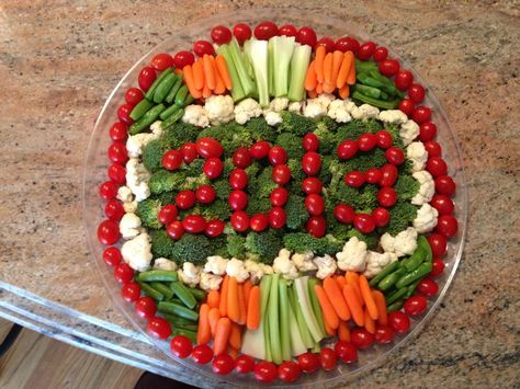 New Years Veggie Tray - not wanting a boring veggie tray, we arranged our veggies in a more festive manner to help celebrate the new year. Veggie Tray For Graduation Party, Grad Party Veggie Tray, New Years Veggie Tray Ideas, New Years Eve Veggie Tray, New Year’s Eve Veggie Tray, Graduation Veggie Tray Ideas, Nye Veggie Tray, New Years Veggie Tray, Fun Veggie Tray Ideas