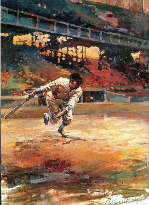 Baseball Painting, Sports Photo, Diamonds In The Sky, Baseball Art, Sports Stadium, Sport Illustration, Sports Art, Fantasy Dragon, Sports Photos