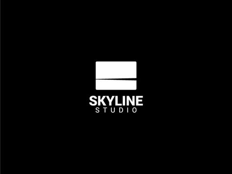 SKYLINE Studio -  - Logo Design by Samy Skyline Logo Design, Sf Skyline, Janome S9 Skyline, Seattle Skyline Outline, Skyline Logo, Skyline Design, Studio Logo, Creative Logo, The North Face Logo