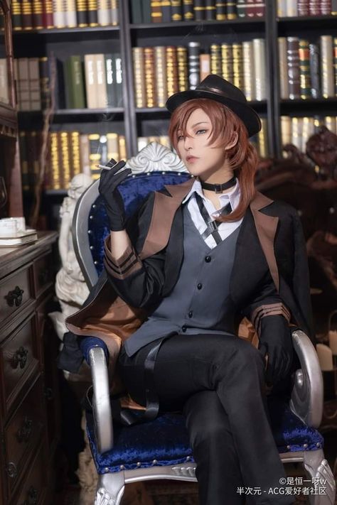 Chuuya Inspired Outfit, Fem Chuuya, Chuuya Cosplay, Cosplay Poses, Nakahara Chuuya, Cosplay Inspiration, Chuuya Nakahara, Cute Cosplay, Stray Dogs