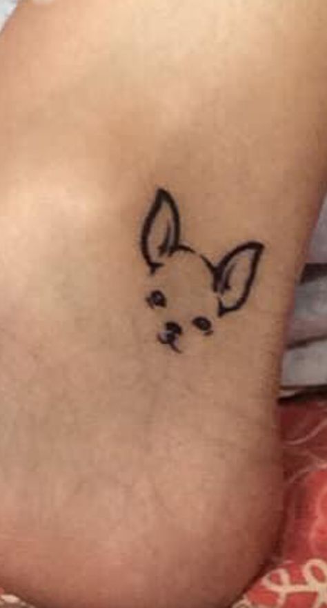 Outline Chihuahua Tattoo, Chichuachua Tattoo, Chihuahua Memorial Tattoo, Chiuahaha Tattoo, Dog Tattoo Chihuahua, Chihuahua Ears Tattoo, Chihuahua Tattoo Minimalist, Chihuahua Tattoo Outline, Chihuahua Tattoo Ideas