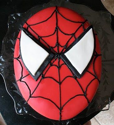 Make with homemade marshmallow fondant... gotta be better than the store bought stuff! Homemade Fondant, Novelty Birthday Cakes, Fondant Recipe, Marshmallow Fondant, Superhero Cake, Spiderman Cake, Homemade Marshmallows, Homemade Cake Recipes, Cakes For Men