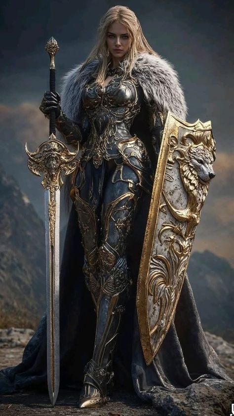 Warrior Queen Dress, Female Armor Dress, Warrior Queen Aesthetic, Elf Queen, Spartan Women, Elven Queen, Women Warriors, Warrior Outfit, Female Armor