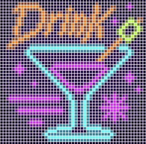 #colorbynumberapp Pixel Art Templates, Art Templates, Art Template, Perler Beads, Neon Sign, Pixel Art, Neon Signs, Neon, Beads