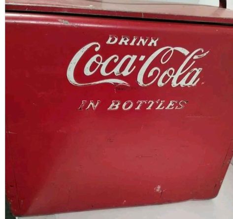 Coca Cola Buy Sell Trade | This vintage Coca-Cola cooler is a must-have for any collector or fan of soda memorabilia Metal Cooler, Coca Cola Cooler, Metal Serving Trays, Coke Cola, Ice Cooler, Ice Chest, Buy Sell Trade, Family Picnic, Coca Cola Bottle