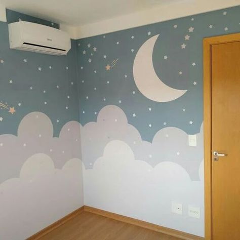 we provide inspiring and modern wall art that will transform any space. Our videos feature a wide range of styles and techniques, from painting with spray paint to creating abstract designs. Subscribe today and join our community of modern wall art enthusiasts Kids Room Decoration Ideas, Boy And Girl Shared Bedroom, Newborn Room, Room Wall Decor Ideas, Kids Room Murals, Kids Room Paint, Nursery Wall Murals, Nursery Room Design, Baby Room Inspiration