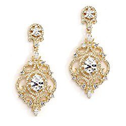 COOL JEWELS – Bliss and Bling Victorian Accessories, Bridal Earrings Chandelier, Cartilage Earrings Hoop, Gold Bridal Earrings, Sparkle Earrings, Yellow Gold Setting, Cz Earrings, Cross Earrings, Chandelier Earrings