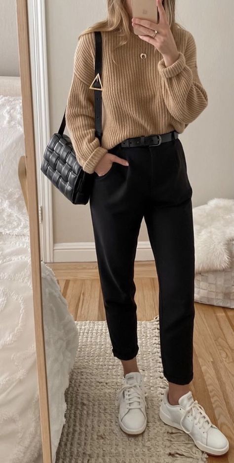 Thrifted Business Casual Outfits, Casual Dressy Work Outfit, Business Casual Outfits With Cardigans, Comfy Professional Outfits Work, Casual Therapist Outfit, Physical Therapist Outfit Work Wear, Consulting Outfit, Sweater Office Outfits, Business Casual Conference Outfits