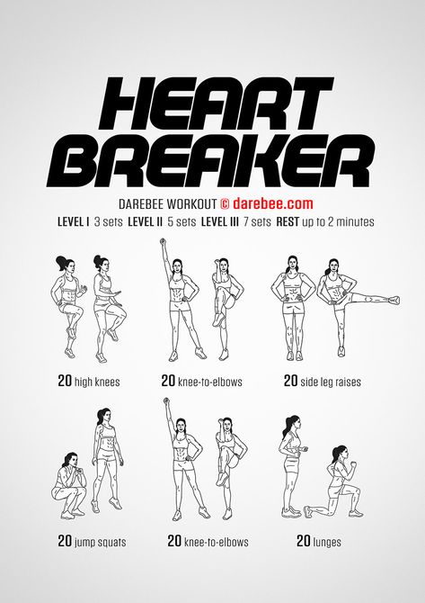 Heart Breaker Workout Standing Workout, Superhero Workout, Heart Breaker, At Home Workout Plan, Free Workouts, Fitness Yoga, Health And Fitness Tips, Weights Workout, Cardio Workout