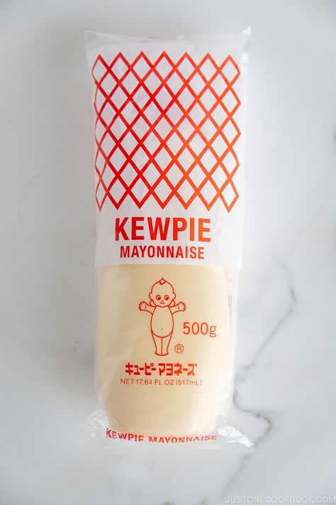 Kewpie Japanese Mayonnaise | Easy Japanese Recipes at JustOneCookbook.com Japanese Mayonnaise Recipe, Mayonnaise Brands, Japanese Mayonnaise, Cookbook Kitchen, Japanese Mayo, Sushi Salad, Kewpie Mayo, Kewpie Mayonnaise, Just One Cookbook