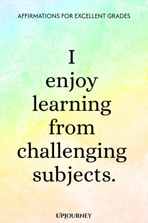 Improve your study routine with the power of positive affirmations! This pin features a collection of over 140 affirmations that can help you achieve excellent grades. By incorporating these powerful statements into your daily life, you can boost your motivation, focus, and confidence in your academic journey. Take the first step towards academic success by exploring these affirmations today! Academic Excellence Quotes, Academic Affirmations, Uni Moodboard, Excellent Grades, I Trust Myself, Powerful Statements, I Am Smart, Work Etiquette, Trust Myself