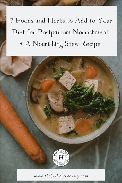 Postpartum Nourishment, Healthy Postpartum, Postpartum Meal, Postpartum Diet, Herbal Academy, Farmhouse Wreaths, Recovery Food, Meal Train Recipes, Ayurvedic Recipes