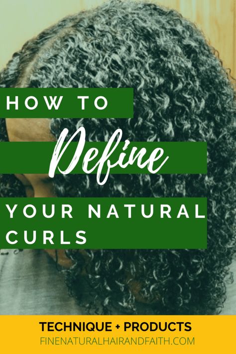 how to define natural curls Fine Hair Hacks, Defined Curls Natural Hair, Fine Hair Tips, Fine Natural Hair, Deep Conditioning Hair, Afro Curls, Styles Ideas, Natural Curls Hairstyles, Curly Girl Method