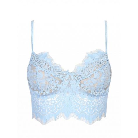 Choies Sky Blue Sheer Eyelash Lace Spaghetti Strap Crop Bralet ($9.99) ❤ liked on Polyvore featuring tops, blue, bralet crop top, transparent tops, sheer blue top, bralette crop top and see through tops Crop Tops Shirts, Light Blue Crop Top, Bralet Tops, Sheer Clothing, Sheer Crop Top, Spaghetti Strap Crop Top, Blue Sheers, Bralette Crop Top, Blue Crop Tops