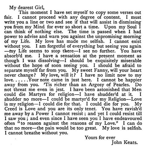 Keats Quotes, John Keats Quotes, John Keats Poems, John Keats, 13 October, Literature Quotes, Words Worth, Handwritten Letters, Greek Quotes