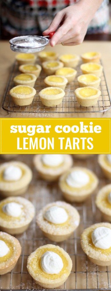 Cookies Lemon, Lemon Tarts, Simple Cookie, Sugar Cookie Crust, Chips Ahoy, Lemon Filling, Pastry Crust, Sugar Cookie Dough, Lemon Tart